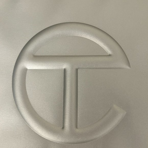 Telfar Medium Silver Shopping Bag tote vegan leather - Picture 5 of 8